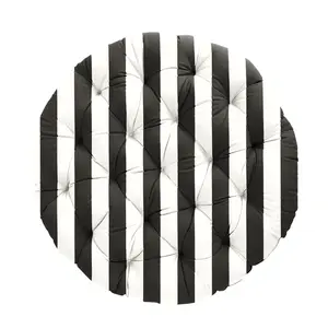 Indoor/Outdoor Sunbrella Cabana Stripe Papasan Cushion