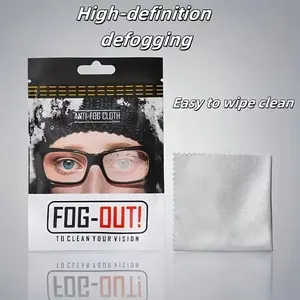 Reusable Anti-Fog Lens Cloth Set, Soft Microfiber Cleaning Tool, Ideal for All Seasons Sports Outdoor Activities