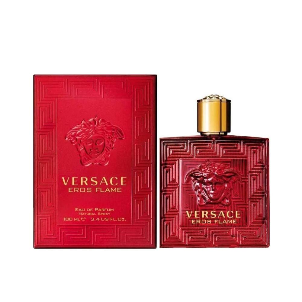Versace Eros Flame Eau de Parfum for Men 3.4 oz (100ml) Spray - Warm, Spicy, Woody Fragrance