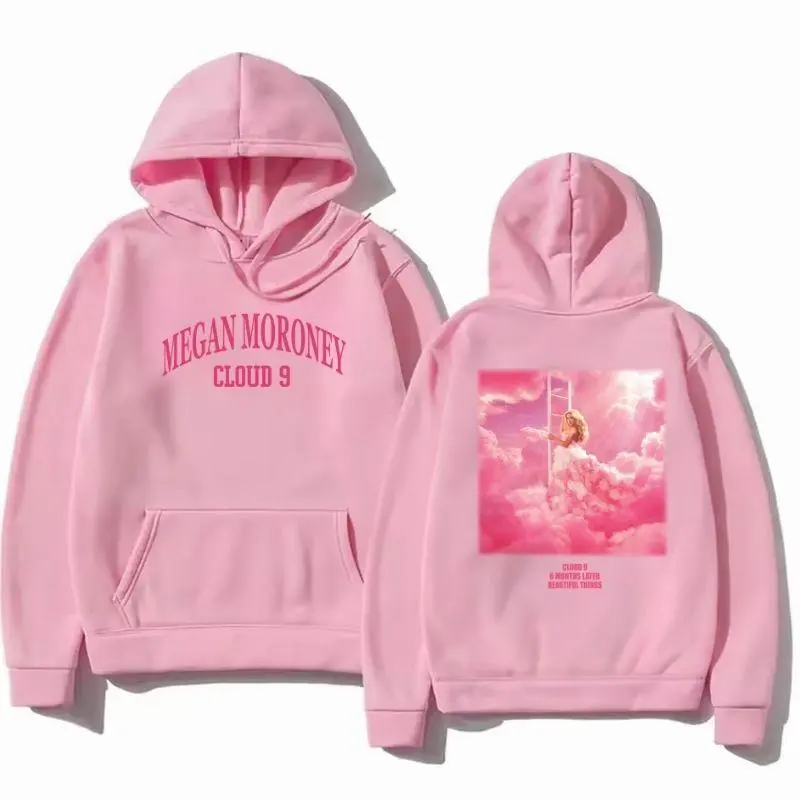 Megan Moroney Cloud 9 Tour Hoodie, Streetwear Pink Graphic Music