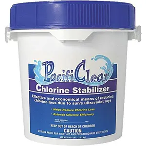 Water Techniques F081004032PC Chlorine Stabilizer - 4 lbs Pail