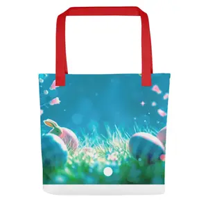 Spring Delight Easter Basket Storage Bag for Holiday Gifts - Cute Bunny Design