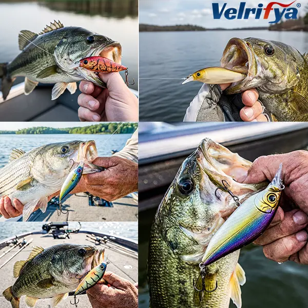 Velrifya Elfin Shad 3 Realistic Shad Crankbait Designed for Bass Fishing with Natural Swimming Action and a Lifelike Baitfish Profile for Freshwater Lakes and Rivers