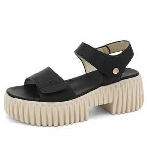 UBFEN Womens Platform Sandals Lightweight Chunky Heel Arch Support Walking Wedge Shoes