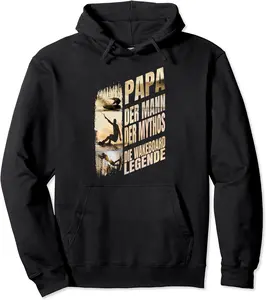 Daddy the Man the Myth the Wakeboard Legend Water Sports Pullover Hoodie - Michaelapa Shop 52B09RF8SQP8