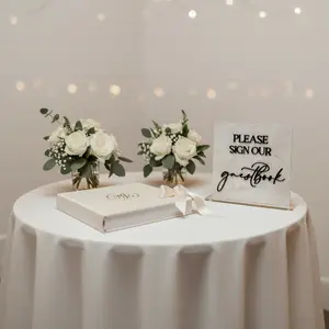 Marble 3D Please Sign Our Guestbook Table Sign