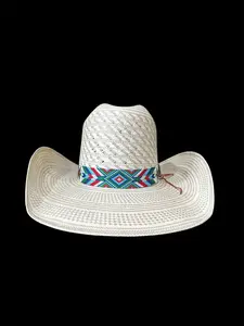 Red, Blue and Green Elastic Hat Band (1.25 inch)
