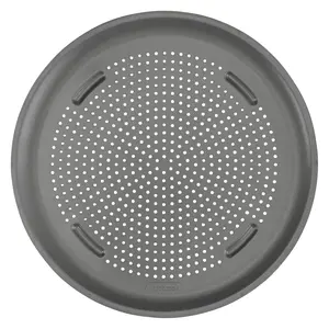 Best Cook Air Perfect 15.75" Insulated Nonstick Carbon Steel Pizza Pan with Holes Kitchen Pasta Utensils