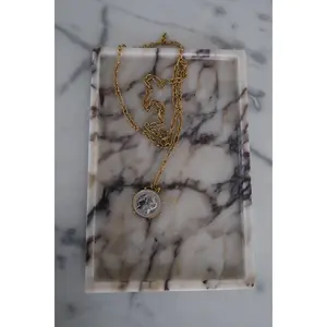 TWO TONED WRAP AROUND COIN NECKLACE