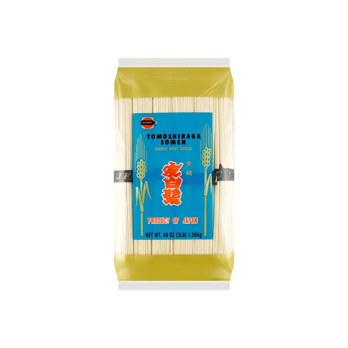J-BASKET Japanese Udon Noodles 1.36kg - Authentic Sanuki Style Thick Wheat Flour Pasta for Ramen, Hot Pot & Stir Fry