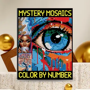 Mystical Mosaic Coloring Book for Adults, Digital Color by Number Art Therapy, Stress Relief Adult Activity Book, Unique Gift Idea