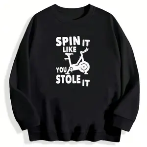 Unisex Long Sleeve Sweatshirt – Perfect Gift for Spinning Class Cyclists