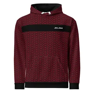 J-MOON Signature Men's Hoodie - Ruby