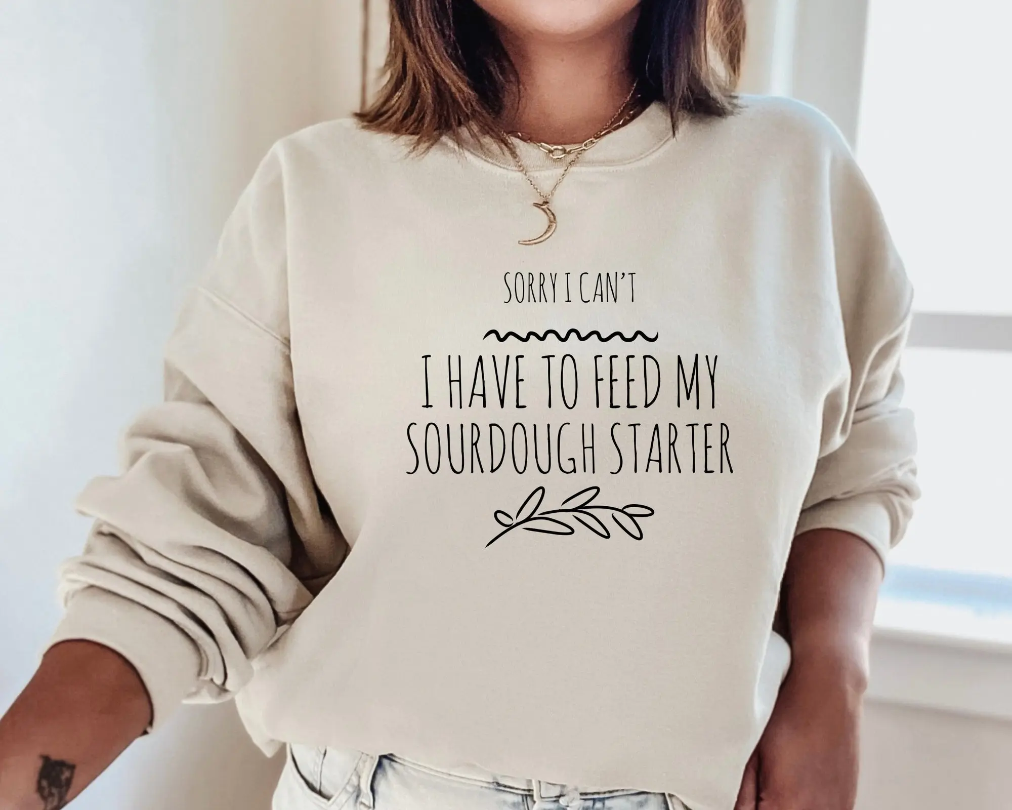 Sourdough Sweatshirt, Sourdough Shirt, Sourdough Baker Gift, Sourdough Bread Gifts, Sourdough Starter Womens Crewneck Sweaters