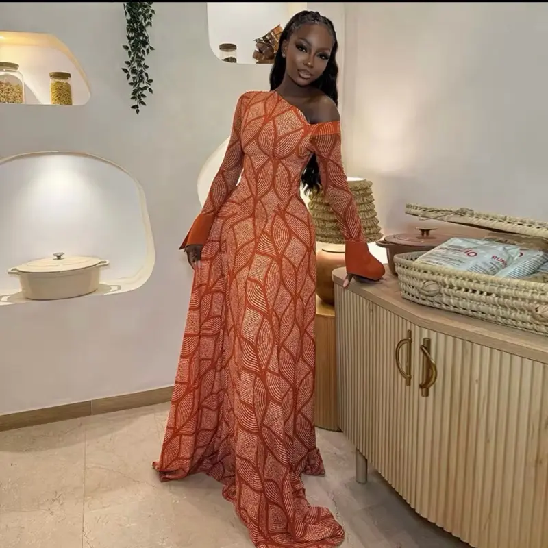 burnt orange dress outfit - TikTok Shop
