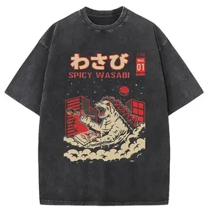 Tokyo-Tiger Spicy Wasabi Washed T-Shirt