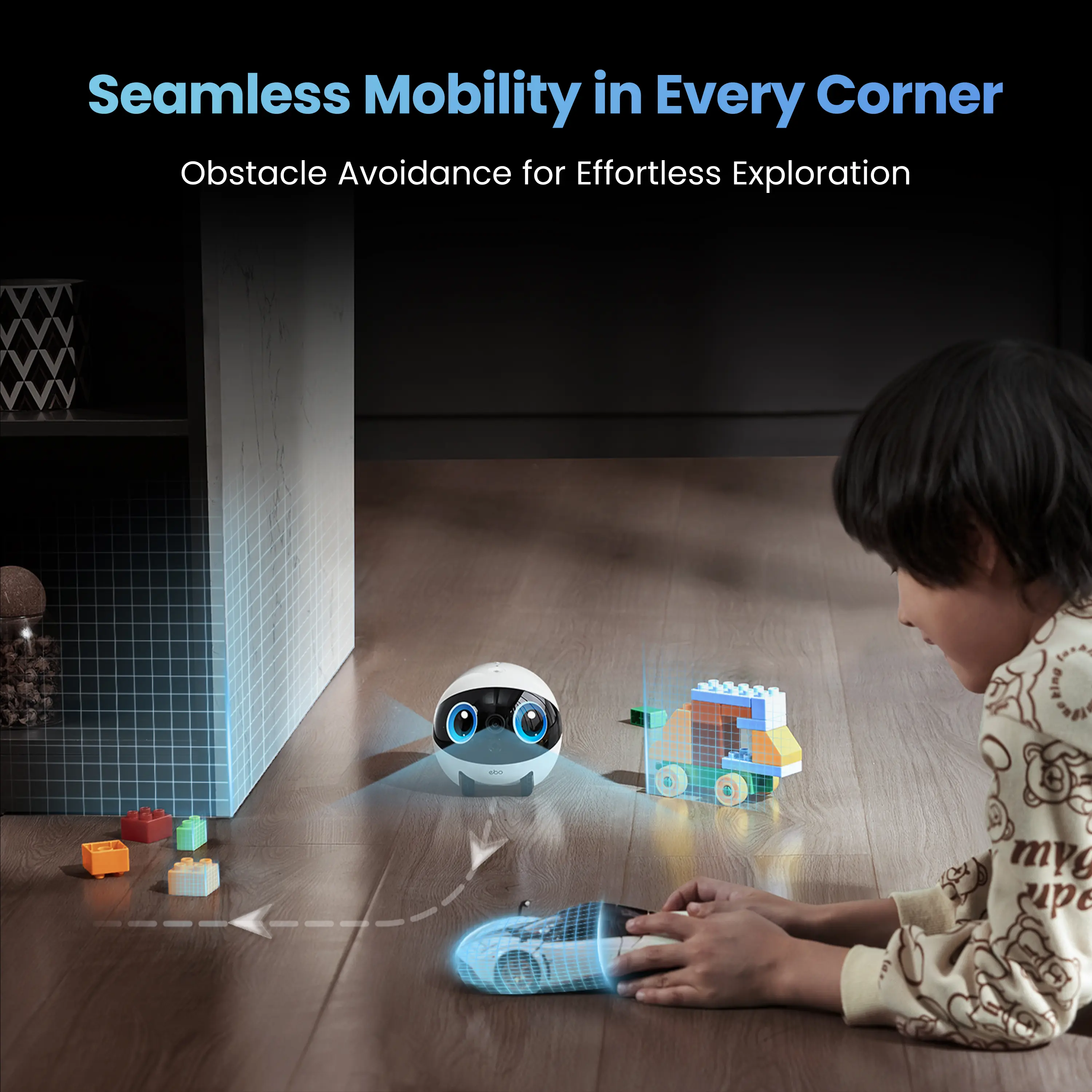 Chat Avoidance EBO Air2 Plus Smart Home Robot: AI Companion with 3K Camera, Auto ...