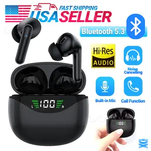 Wireless Earbuds Bluetooth 5.3 Noise Cancelling Headset Waterproof TWS Trucker