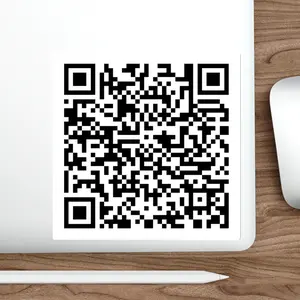 F*ck Trump QR Code Sticker, Liberal Vinyl Decal, Anti Trump Bumper Sticker, Progressive Laptop Sticker, Funny Political Gift, QR Code Prank