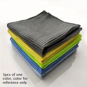 Grid cleaning cloth, pineapple-pattern car cleaning cloth, honeycomb-shaped glass drying cloth, interior cloth