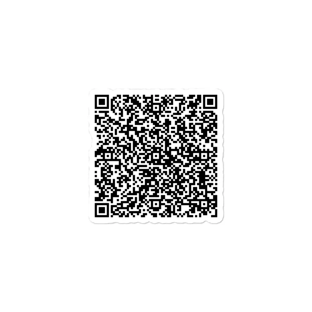 GoFundMe QR Code stickers