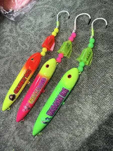 Rocket Rattles 3 Pack: Chunky (13cm), Wabamm (13cm), & Freakazoid (13cm) on 6/0 & 8/0 hooks and 100 pound leader lines