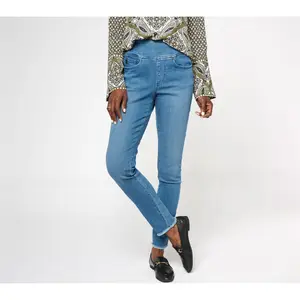 Belle by Kim Gravel Regular Primabelle Frayed Jeggings