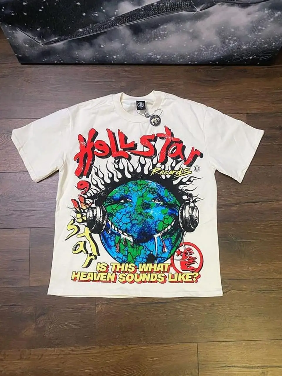 Hell-star Is This Heaven Sound Like Y2K Aesthetic T Shirt, Harajuku Tee, Goth Punk T-Shirt, Alternative Clothing, Y2k Graphic Shirt, Unisex Shirt, Cotton Shirt, Vintage Shirt, Crewneck Shirt, Streetwear, Oversized T-Shirt 9E4