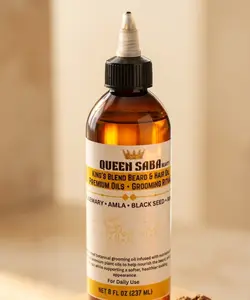 KINGS Beard & Hair Growth Oil – Pumpkin Seed, Castor, Rosemary & Black Seed