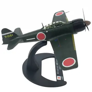 1/72 Scale WWII 1942 Japanese A6M3 Zero Fighter Alloy Aircraft Model Plane Souvenir Static Display