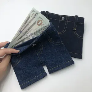 Mini Denim Coin & Card Wallet – Cute Foldable Jean Pouch, Portable Vintage Style | Perfect Gift Idea