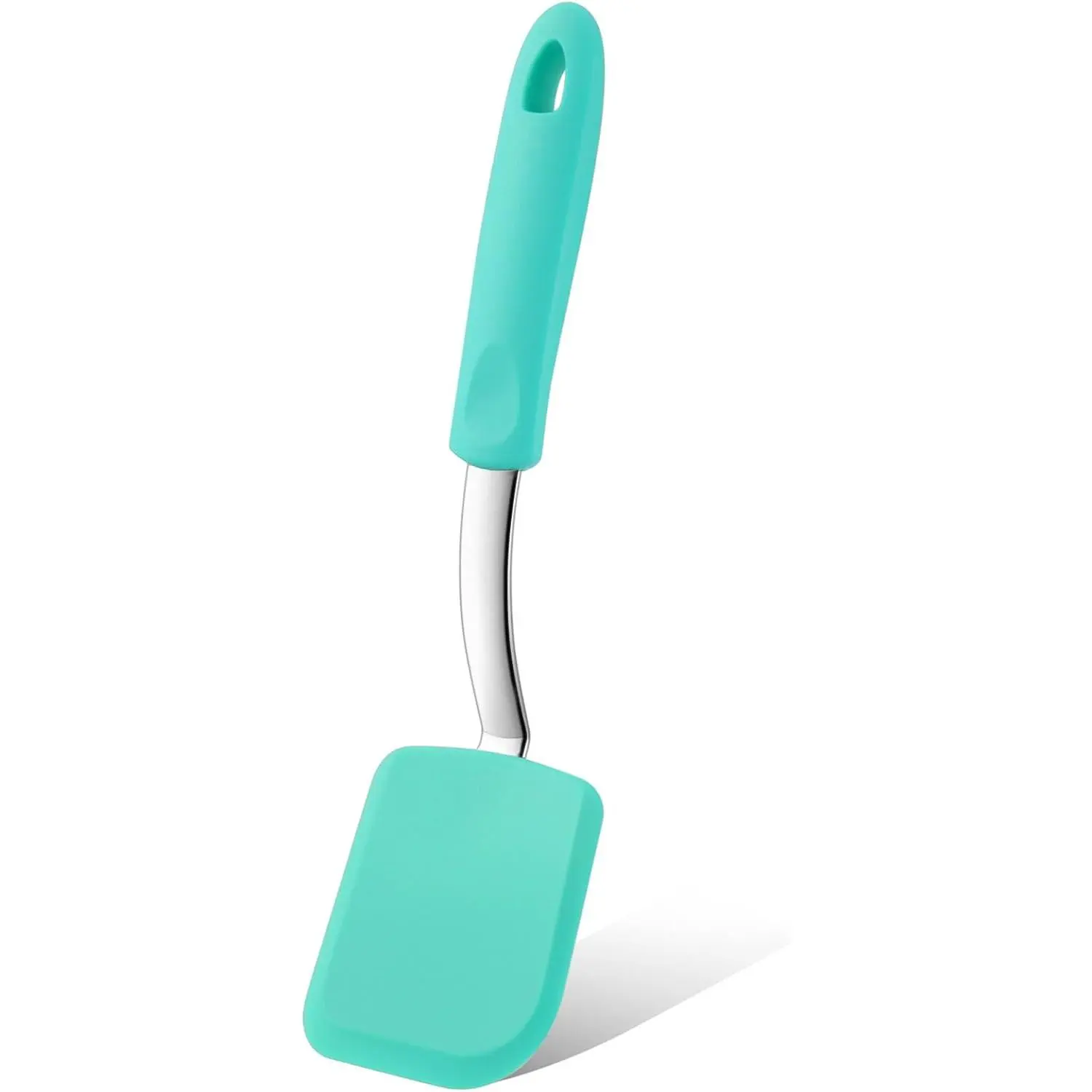 Small  Spatula Flexible  Cookie Spatula Heat Resistant Small Pancake Turner for Kitchen Use Nonstick Cookware No Scratch Cooking Flipper for Egg Pancake