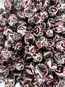 15mm Heart Silicone Beads, Round, DIY Pens, DIY keychain, Loose, Valentine's Day, Cupid