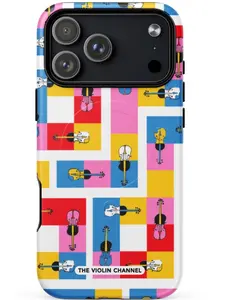 Classical Music Colorblock Strings iPhone Case