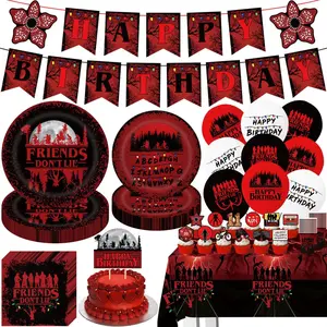 104 Birthday Party Decorations for 20 Guest Include Paper Plates of 2 Size,Napkins,Paper Cups,Banner,42.5x70.8inch Tablecloth,Balloons,Cake Toppers,Birthday Party Supplies