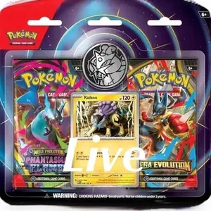 Phantasmal flame & Mega Evolution Blister Pack + 1 Holo or Better : Opened Live