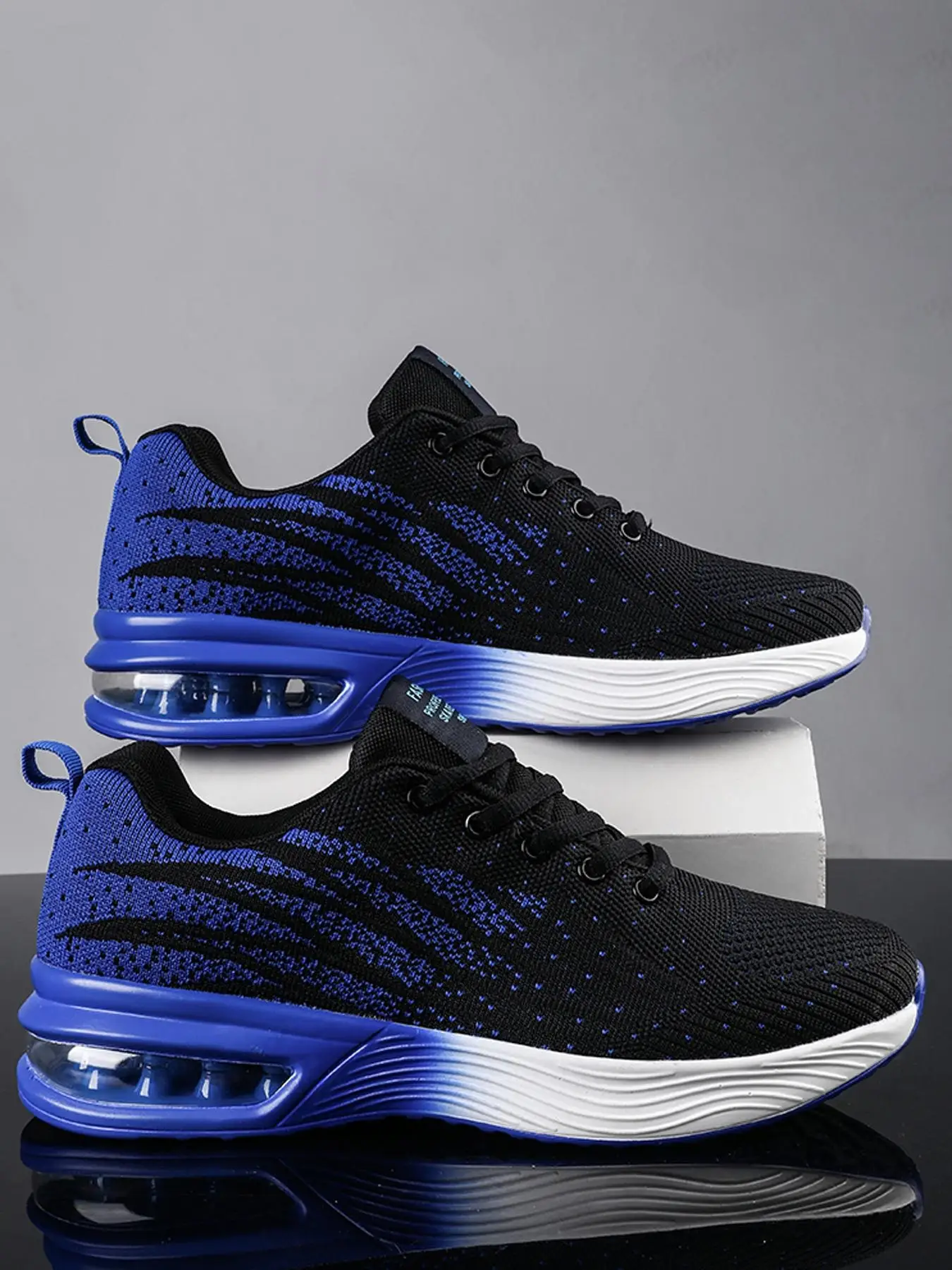 2024 Summer Men's Sporty Platform Sneakers, Workout Sneakers, Lace Up Low Top Chunky Sneakers, Breathable Running Shoes, Non-slip Trainers