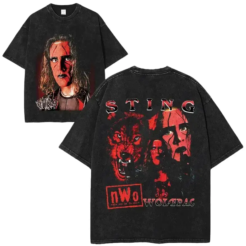 STING (DOUBLE SIDE), VINTAGE BOOTLEG 90S Washed Tee, GIFT FOR FAN, 100% COTTON, UNISEX GRAPHIC TEES