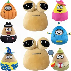 New Hot My Pet Alien Pou Plush Toy Anime Game Character Soft Stuffed Doll Kawaii Pillow Kids Birthday Christmas Gift