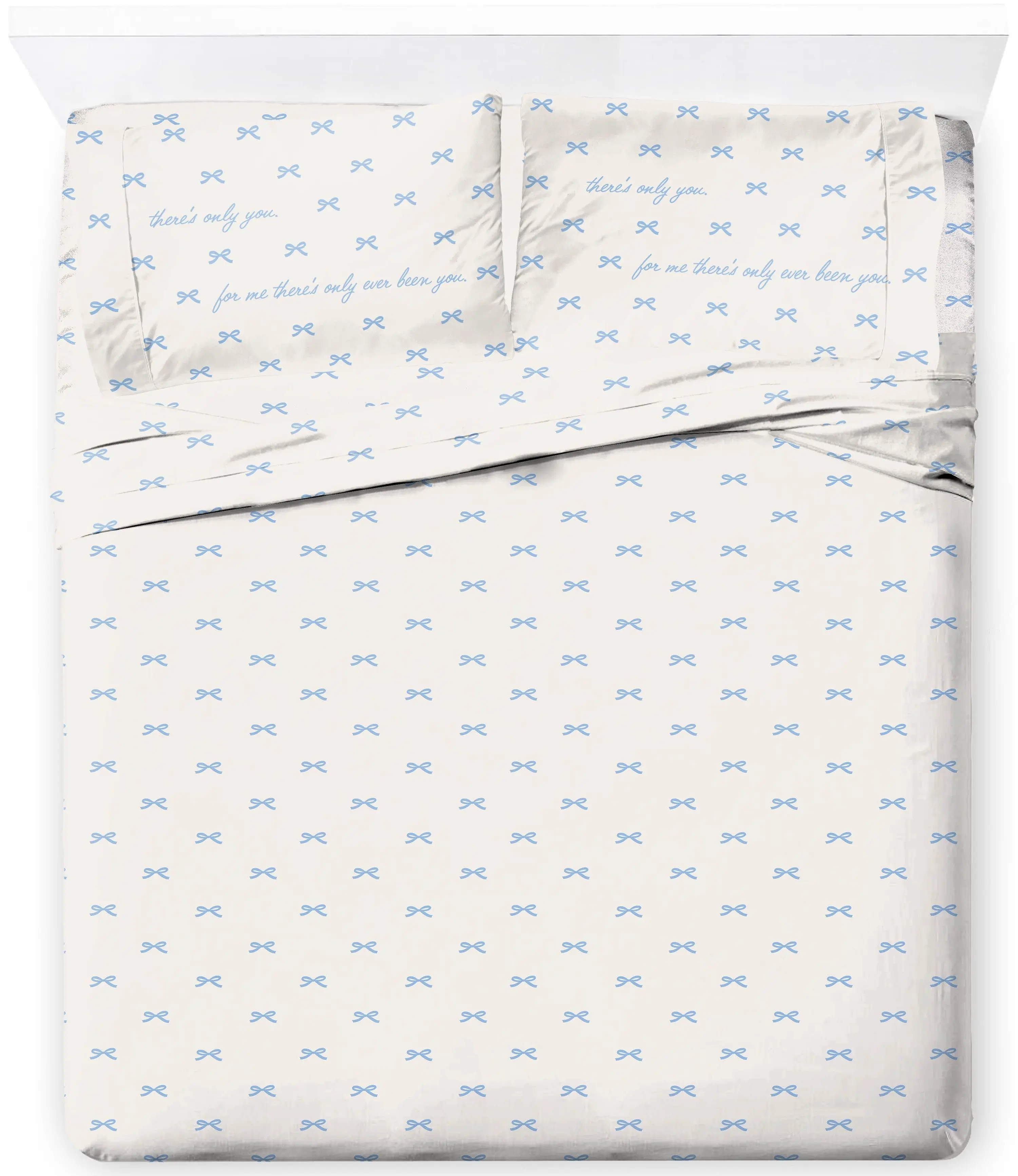 Jay Franco The Summer I Turned Pretty Only You Twin Size Bed Sheet Set - Microfiber Soft Bedding Linens, Playful Look, Quote Print, 10” Deep Pockets for Bedroom Use, Bed Sheets, 66” X 96” Flat Sheet