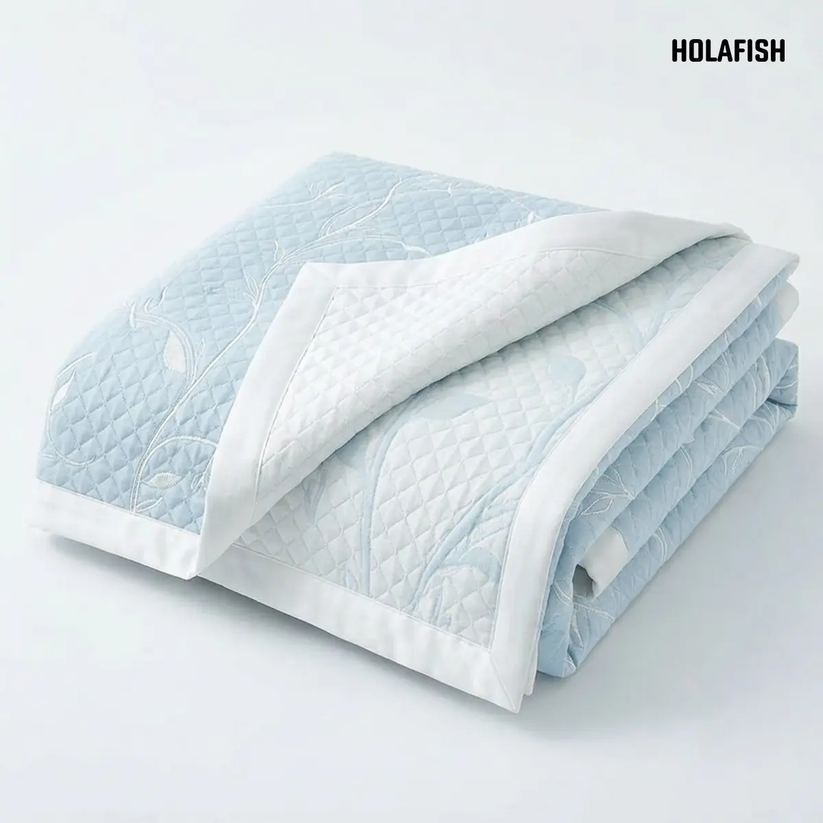Holafish Cooling Blanket for Hot Sleepers, Summer Blanket Queen Size, Double-Sided Cold Blankets, Ultra-Cool Lightweight Breathable Blankets for Bed,Queen Size
