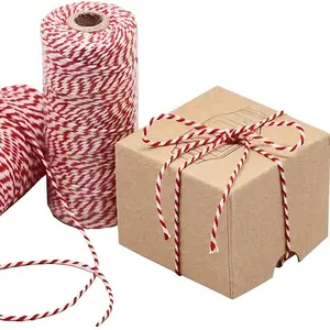 【Hot Selling】Christmas Party Decorations DIY Gift Wrapping Rope 100m (328ft), Durable Packaging Line for Gardening Decoration Cake Boxes