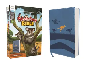 NASB, Adventure Bible, Leathersoft, Blue, Full Color Interior, Red Letter, 1995 Text, Comfort Print (Adventure Bible) by Lawrence O. Richards||Zondervan [Leatherbound Book]