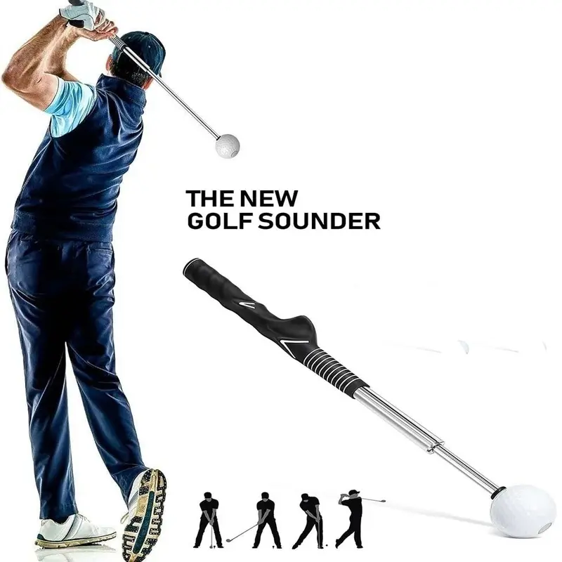 Golf Swing Practice Stick Adjustable Golf Indoor Swing Trainer Left Handed Right Handed Grip, Golf Training Equipment, Golf Training Tool