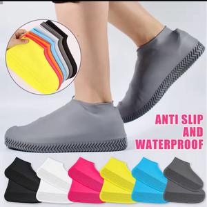 Silicone Waterproof Shoe Covers – Non-Slip Reusable Rain Boot Overshoes 🌧️👟