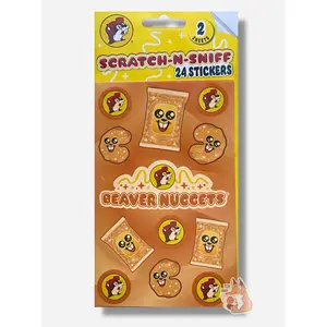 Buc-ee's Beaver Nuggets Scratch n' Sniff Stickers
