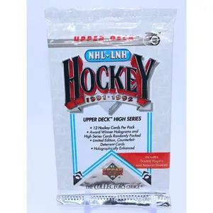1991-92 Upper Deck High Series Hockey Pack (12 Cards)