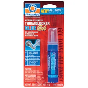 PERMTX-LOCKT 24010 Medium Strength Threadlocker Blue Gel