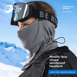 Summer autumn mask outdoor cycling skiing windproof waterproof face protection skin-friendly scarf headscarf half-wrapped headgear