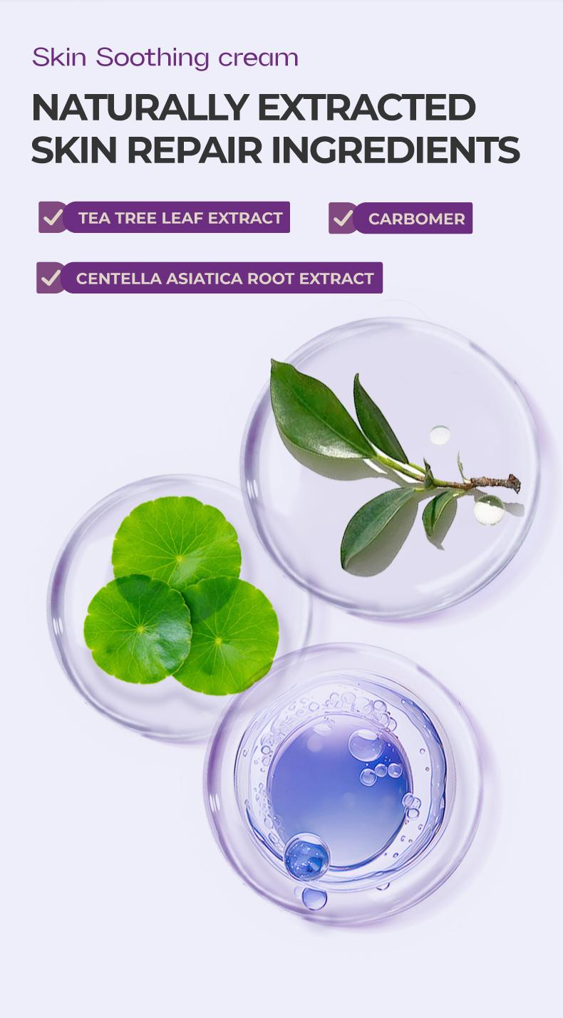 Buy one get one free Kreain Nature Skin Soothing Gel, infused with Safflower Root Extract and Tea Tree Leaf Extract to calm and comfort skin.